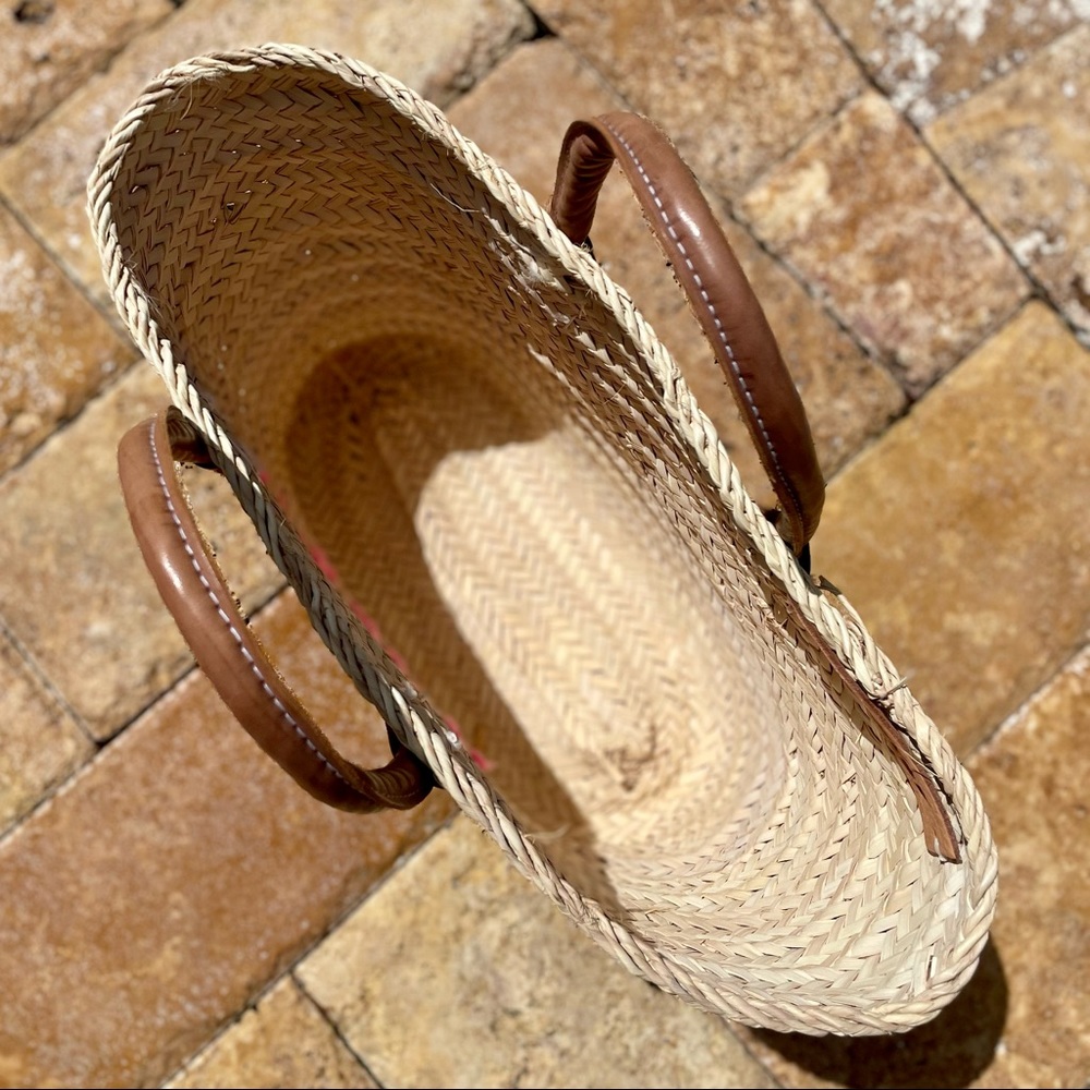NWOT! Poolside Palm Straw Purse Vacay - Picture 5 of 6